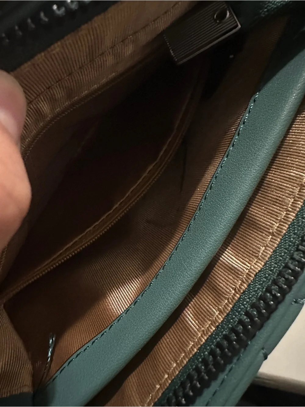 Quilted Vegan Leather Crossbody Bag in Aqua Blue with black Chain Strap